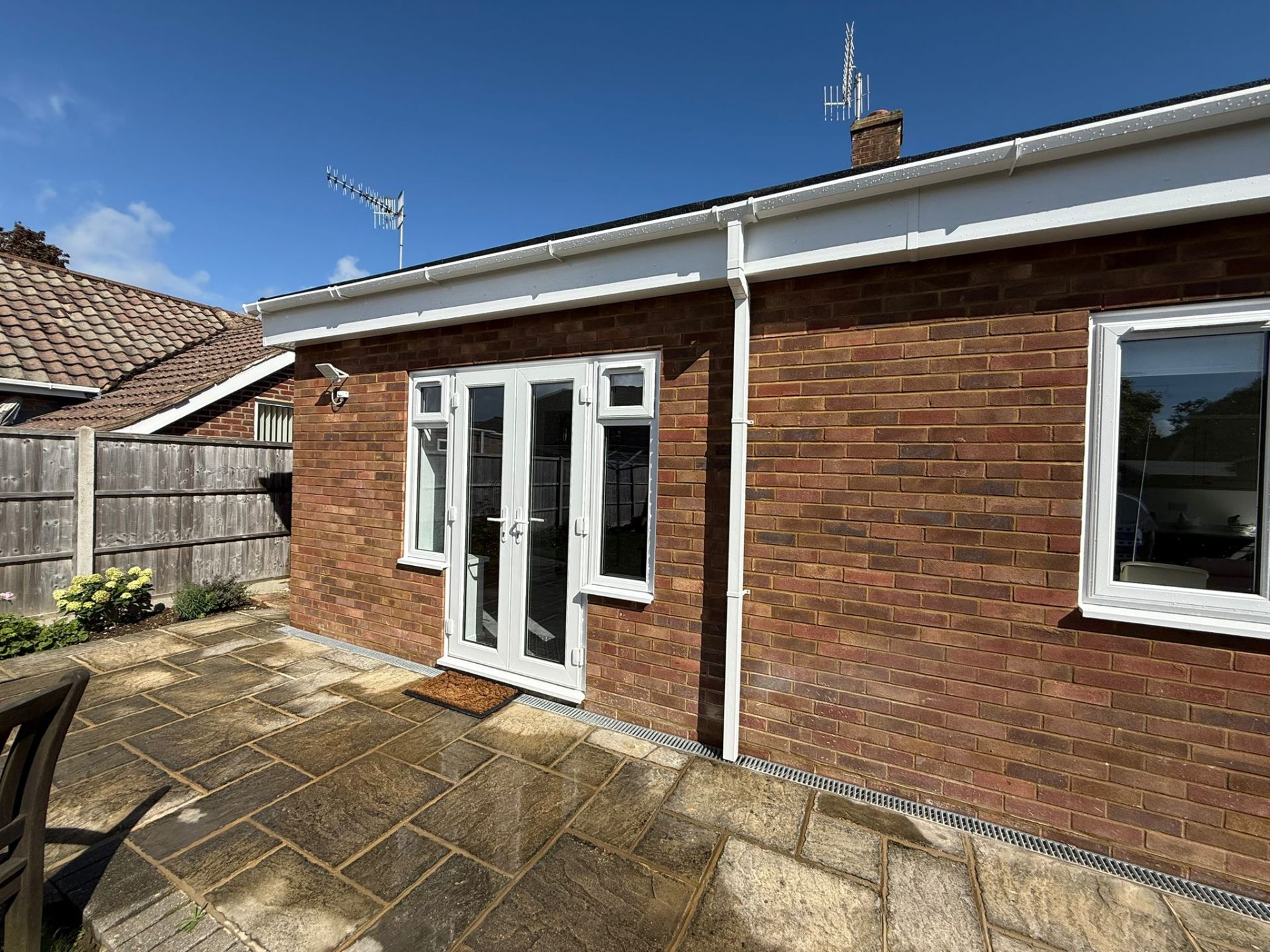Plastered walls and new openings during kitchen extension West Sussex